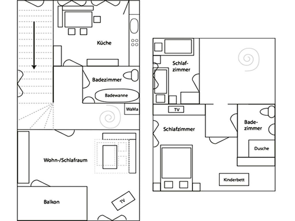 Ferienwohnung Kapitein ホークジール エクステリア 写真